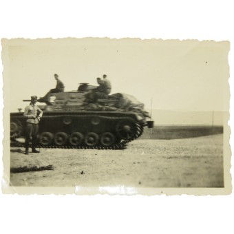 PZ III an der Ostfront, der Panzer Nummer 12. Espenlaub militaria
